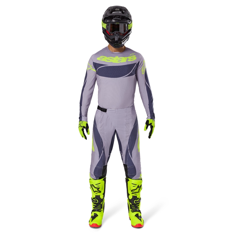 Alpinestars Techstar Dreem παντελόνι motocross γκρι-σκούρο γκρι