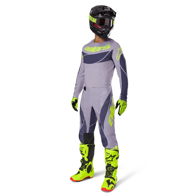 Alpinestars Techstar Dreem παντελόνι motocross γκρι-σκούρο γκρι