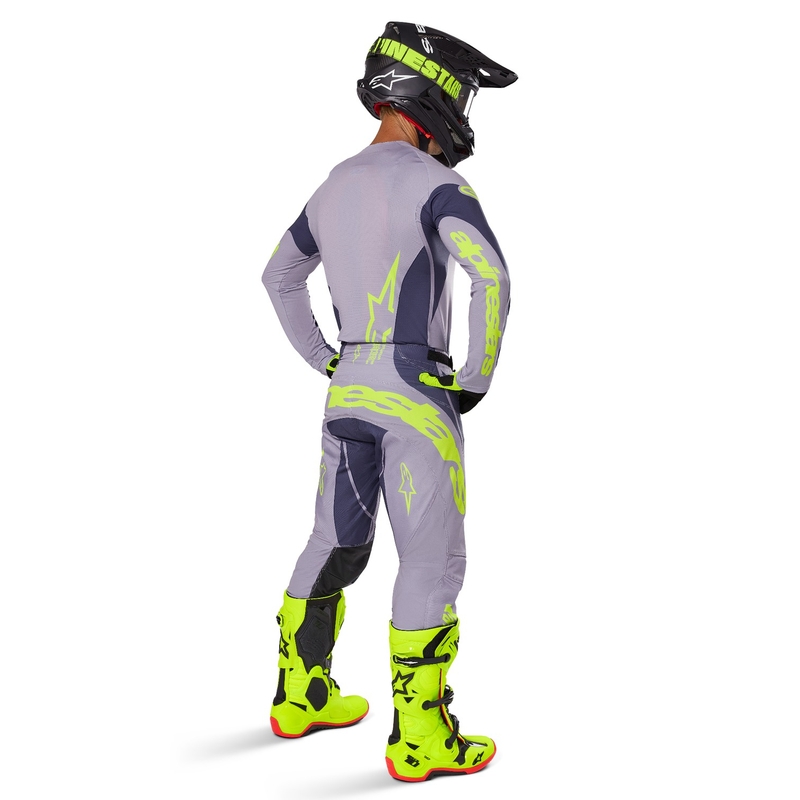 Alpinestars Techstar Dreem παντελόνι motocross γκρι-σκούρο γκρι