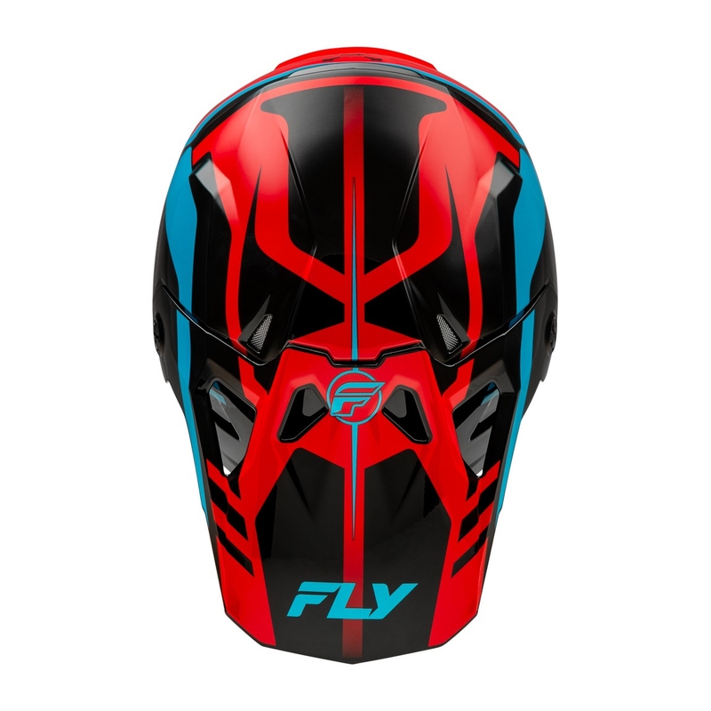 Κράνος Motocross FLY Racing Formula CP κόκκινο-μαύρο-μπλε