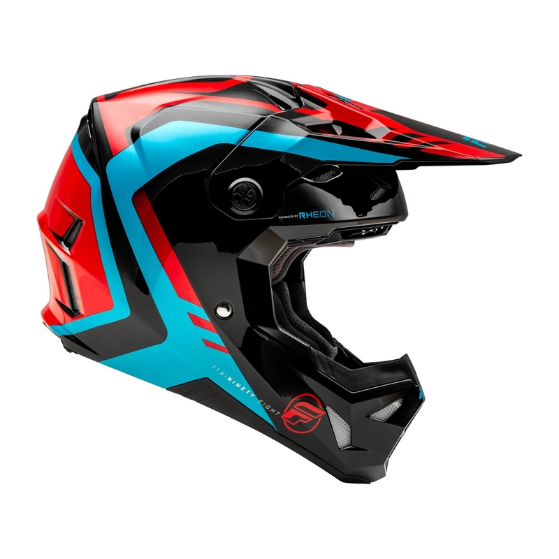 Κράνος Motocross FLY Racing Formula CP κόκκινο-μαύρο-μπλε