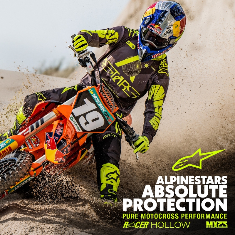 Alpinestars Racer Hollow Παντελόνι Motocross σκούρο καμουφλάζ-φλούο κίτρινο
