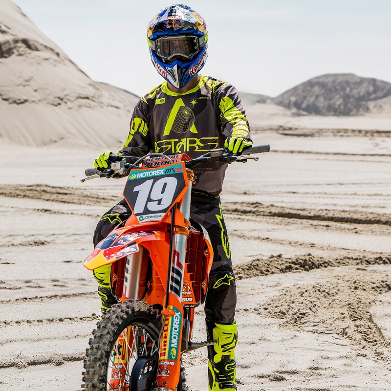 Alpinestars Racer Hollow Παντελόνι Motocross σκούρο καμουφλάζ-φλούο κίτρινο