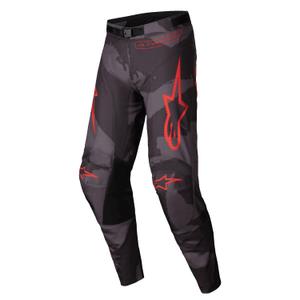 Alpinestars Racer Hollow Παντελόνι Motocross γκρι καμουφλάζ-φλούο πορτοκαλί