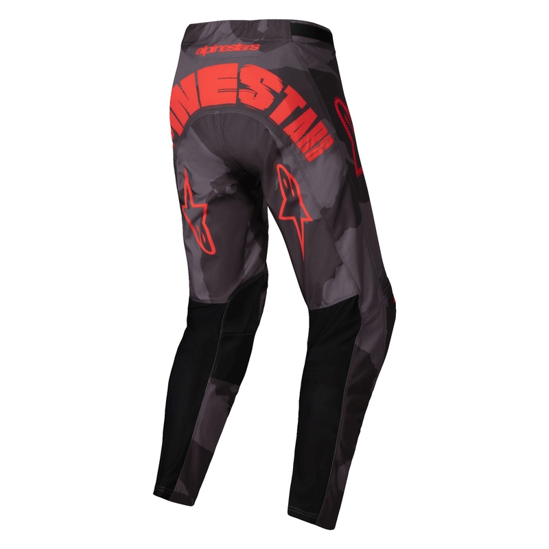 Alpinestars Racer Hollow Παντελόνι Motocross γκρι καμουφλάζ-φλούο πορτοκαλί