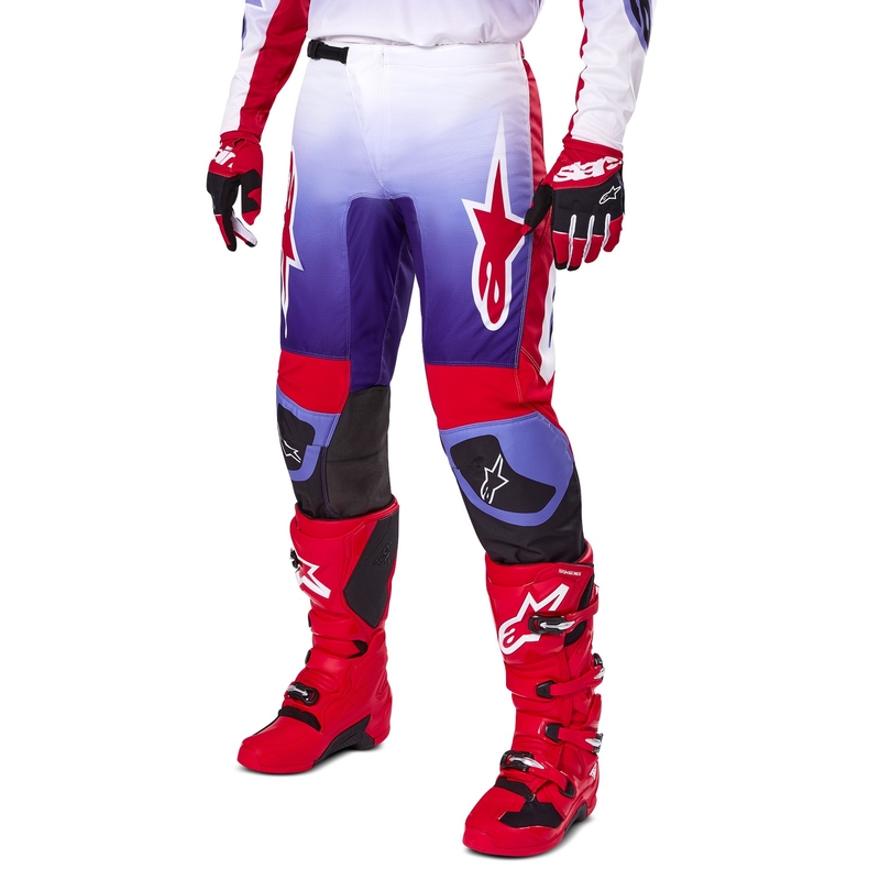 Alpinestars Fluid Wurx παντελόνι motocross μοβ-κόκκινο