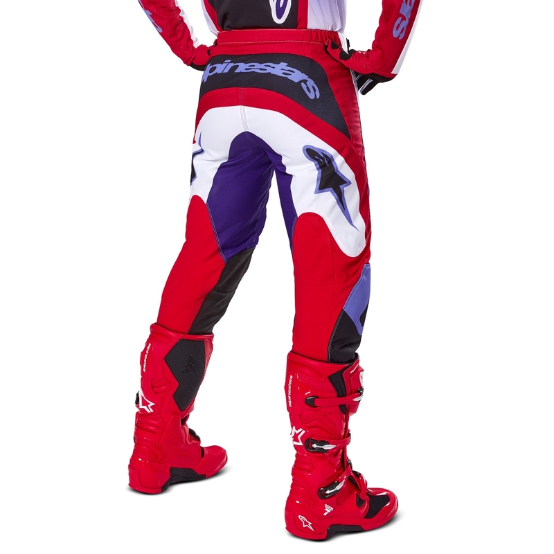 Alpinestars Fluid Wurx παντελόνι motocross μοβ-κόκκινο