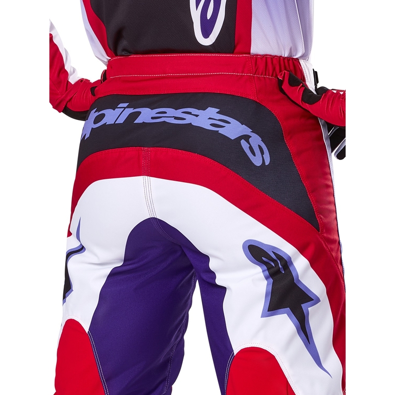 Alpinestars Fluid Wurx παντελόνι motocross μοβ-κόκκινο