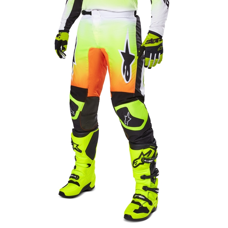 Alpinestars Fluid Wurx Παντελόνι Motocross κίτρινο και μαύρο