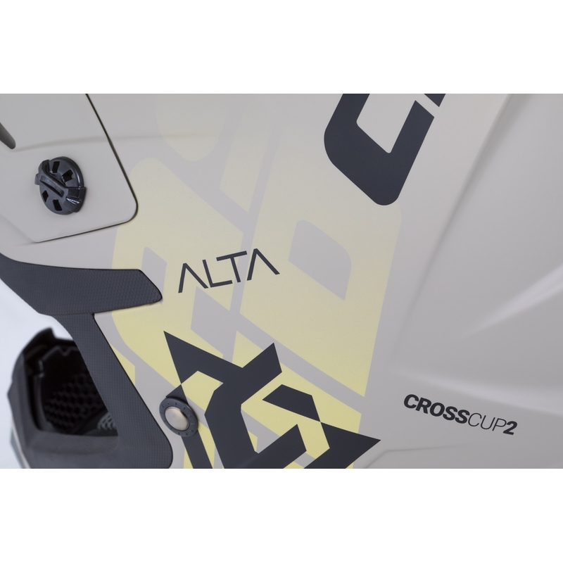 Cassida Cross Cup 2 Alta κράνος motocross matt sand-grey