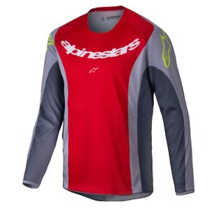 Παιδική φανέλα motocross Alpinestars Racer Melt κόκκινο-γκρι