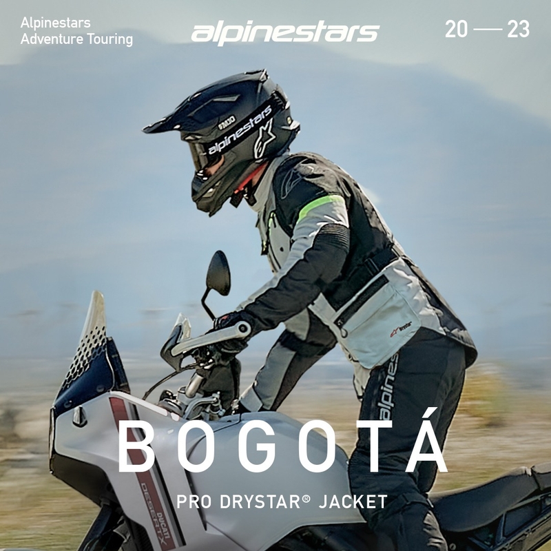 Μπουφάν μοτοσικλέτας Alpinestars Bogota PRO Drystar γκρι-μαύρο-φλουορ κίτρινο