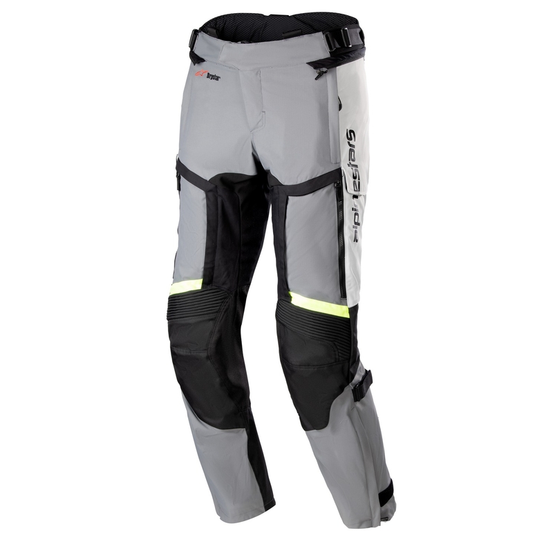 Παντελόνι μοτοσικλέτας Alpinestars Bogota Pro Drystar 4 γκρι-μαύρο-φλουορ κίτρινο