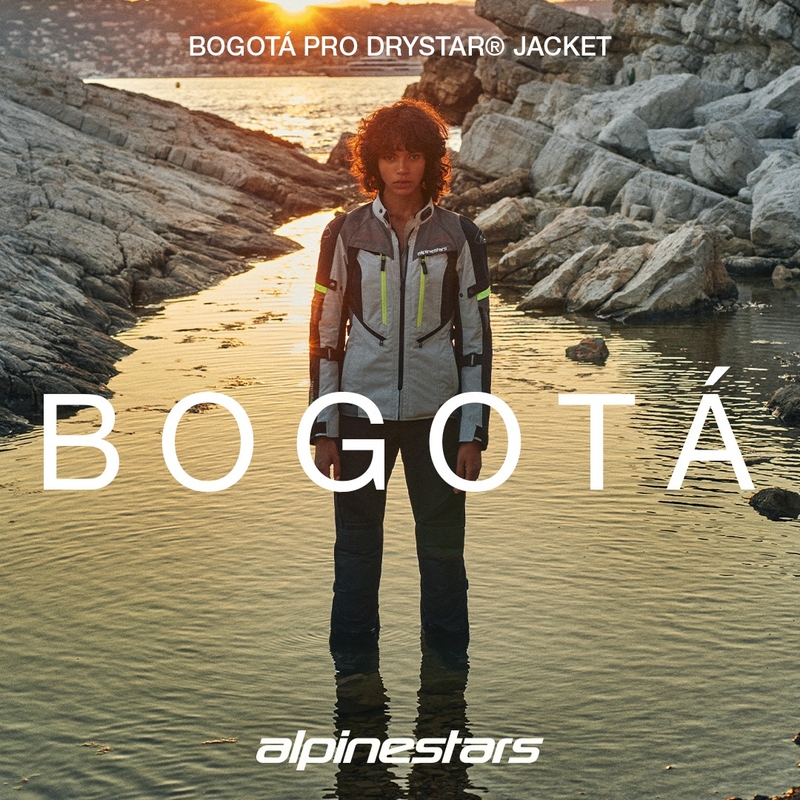 Γυναικείο παντελόνι μοτοσικλέτας Alpinestars Stella Bogota Pro Drystar 4 Season, μαύρο