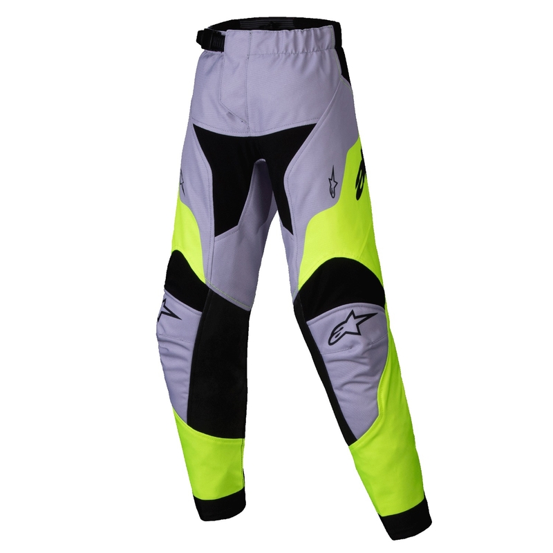Alpinestars Racer Veil Παιδικό παντελόνι motocross γκρι-κίτρινο φλούο