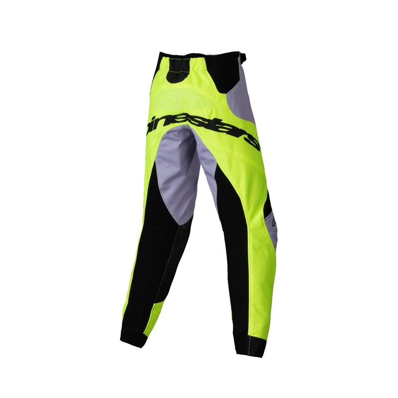 Alpinestars Racer Veil Παιδικό παντελόνι motocross γκρι-κίτρινο φλούο