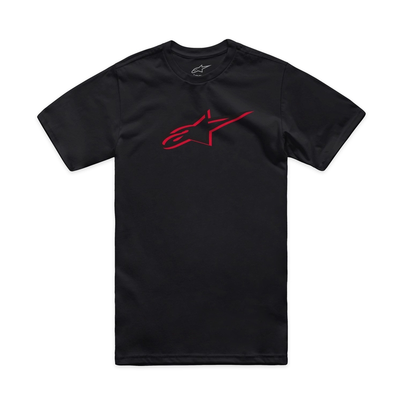 T-shirt Alpinestars Angeless Shadow CSF μαύρο-κόκκινο
