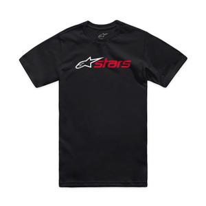 T-shirt Alpinestars Blaze 2.0 CSF μαύρο-λευκό-κόκκινο