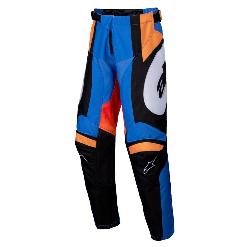Alpinestars Racer Melt Παιδικό Παντελόνι Motocross Πορτοκαλί και Μπλε