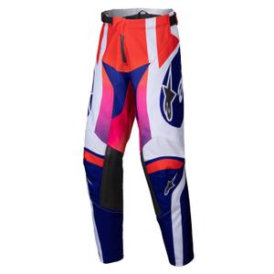 Alpinestars Racer Wurx Παιδικό παντελόνι Motocross Πολύχρωμο-Άσπρο