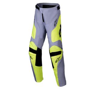 Alpinestars Racer Veil παιδικό παντελόνι motocross γκρι-κίτρινο φλούο