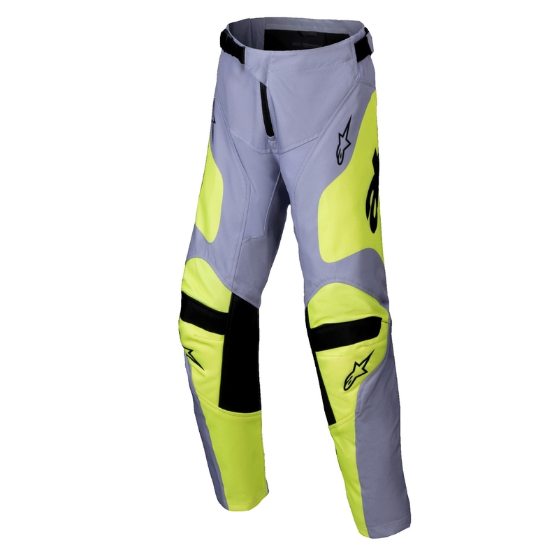 Alpinestars Racer Veil παιδικό παντελόνι motocross γκρι-κίτρινο φλούο