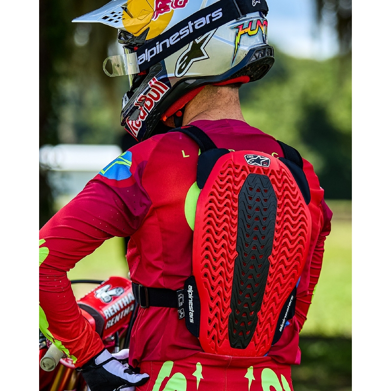 Alpinestars A-5 Plasma προστατευτικό στήθους μαύρο-κόκκινο-άσπρο