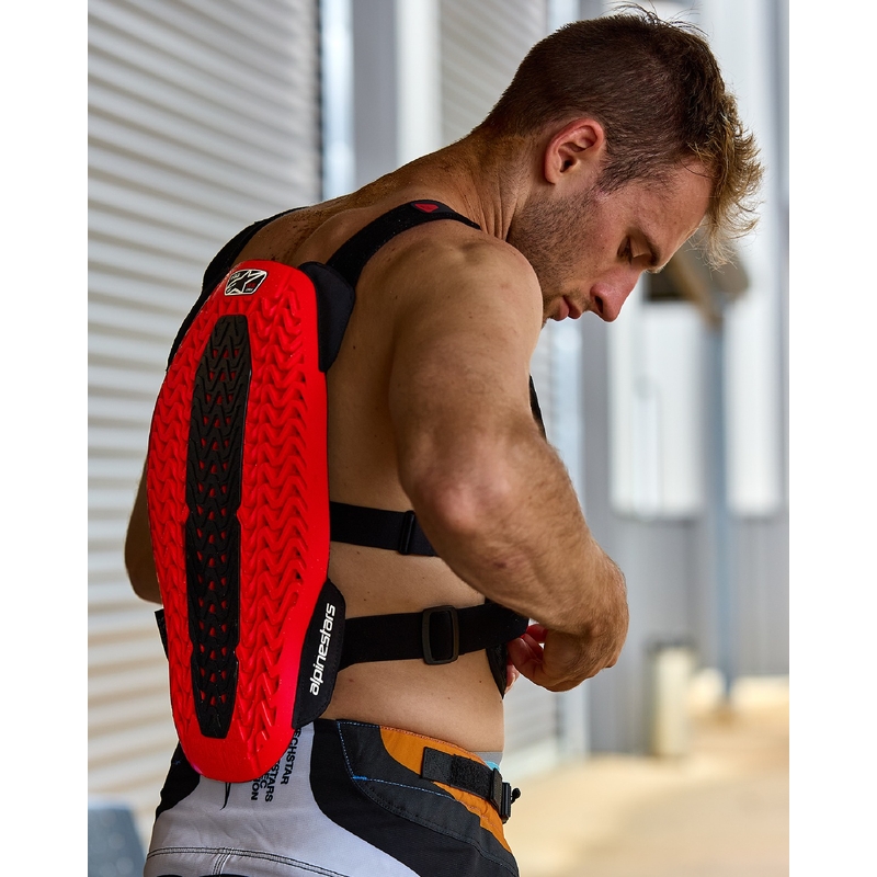 Alpinestars A-5 Plasma προστατευτικό στήθους μαύρο-κόκκινο-άσπρο