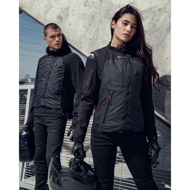 Alpinestars Stella TECH-AIR®3 system γυναικείο γιλέκο με αερόσακο μαύρο-σκούρο γκρι