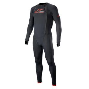 Εξωτερικό στρώμα του γιλέκου αερόσακου Alpinestars TECH-AIR®10 με μακριά πόδια μαύρο-κόκκινο-γκρι