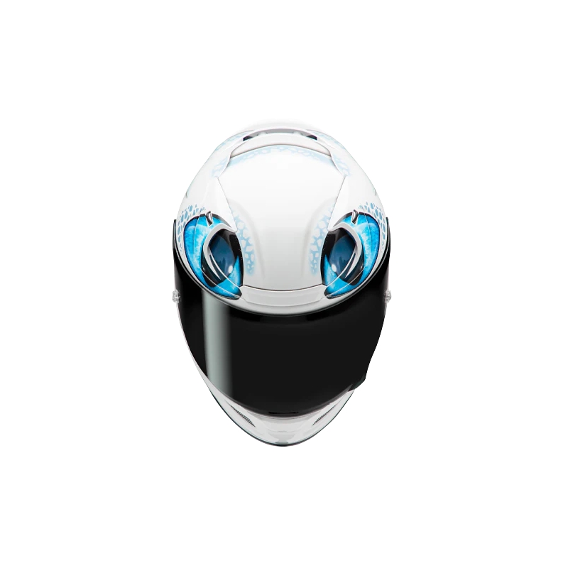 Ενσωματωμένο κράνος HJC RPHA 12 Light Fury Universal λευκό-μπλε προσφορά