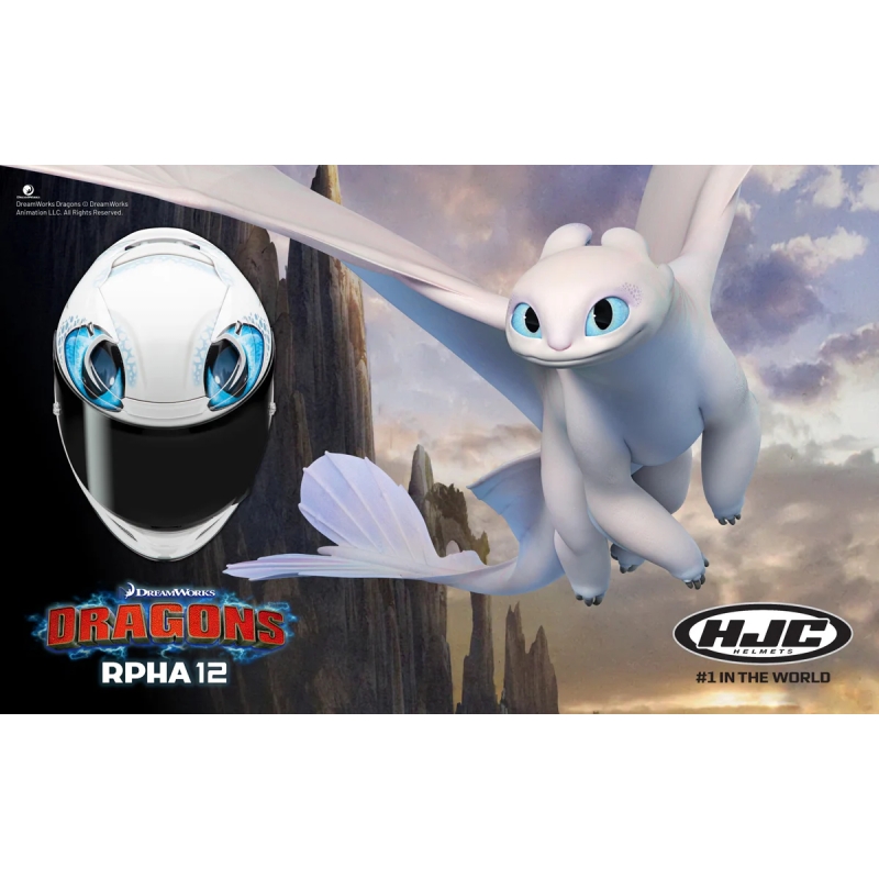 Ενσωματωμένο κράνος HJC RPHA 12 Light Fury Universal λευκό-μπλε προσφορά