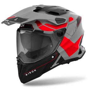 Κράνος Enduro Airoh Commander 2 Reveal 2024 ματ κόκκινο φλούο