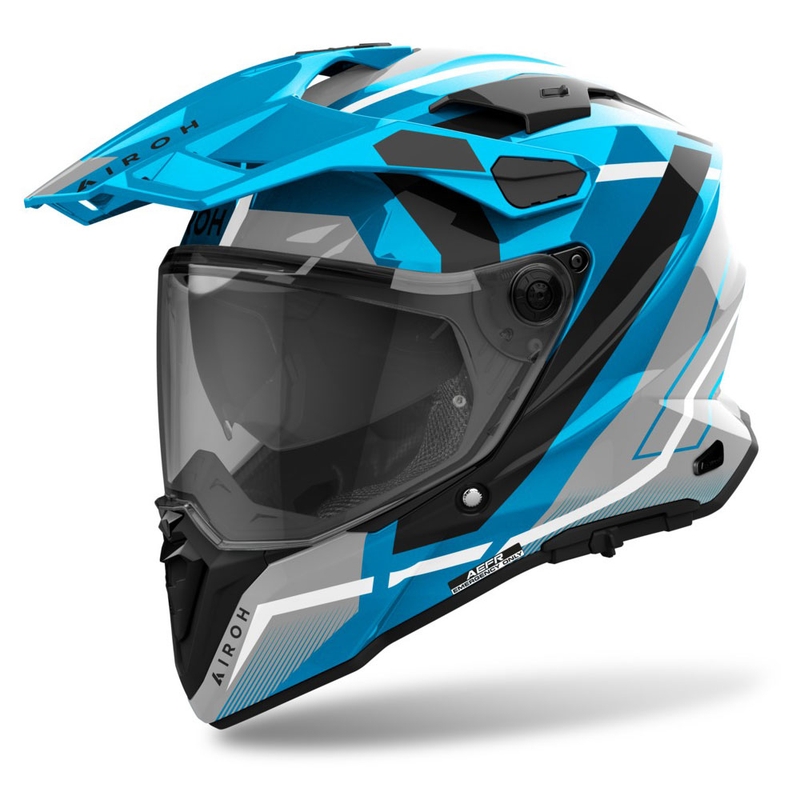 Κράνος Enduro Airoh Commander 2 Mavick γυαλιστερό μπλε