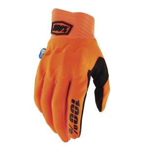 Γάντια Motocross 100% Cognito Smart Shock φλούο πορτοκαλί