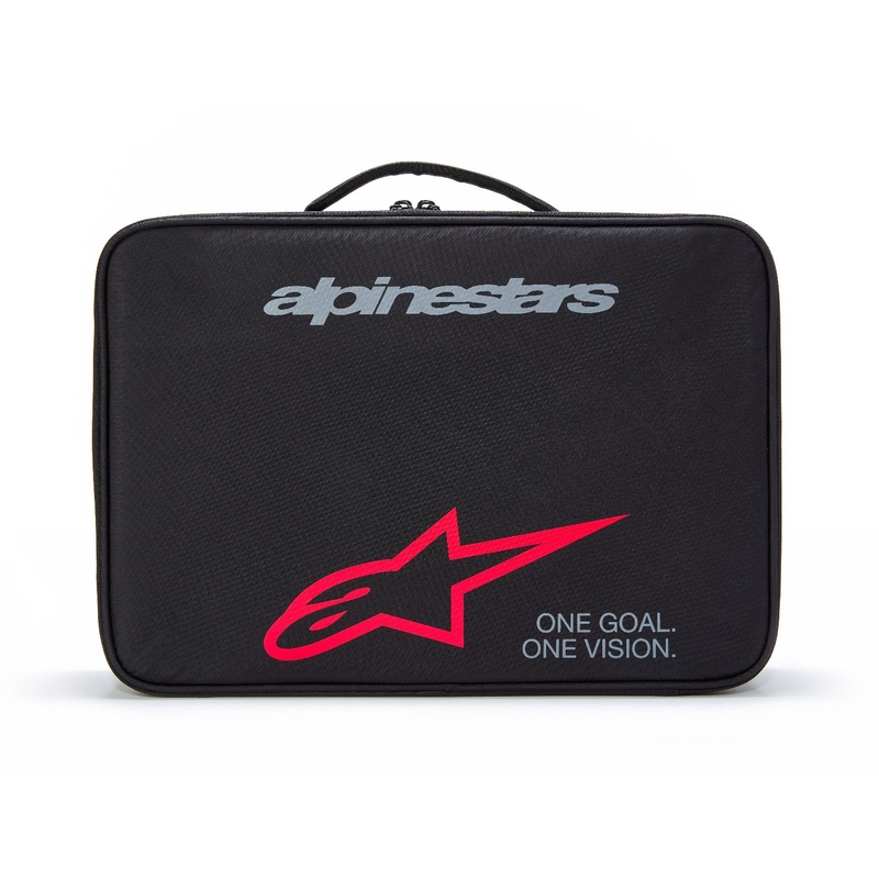 Alpinestars Supertech Vision μαύρη και κόκκινη θήκη γυαλιών