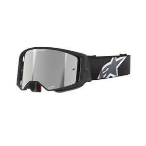 Alpinestars Supertech Corp Γυαλιά Motocross μαύρα και γκρι με ασημί φακό