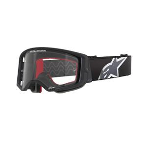 Alpinestars Supertech Corp μαύρα και γκρι γυαλιά motocross με διαφανή φακό