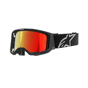 Alpinestars Vision 8 Corp γυαλιά motocross μαύρα με κόκκινο φακό καθρέφτη