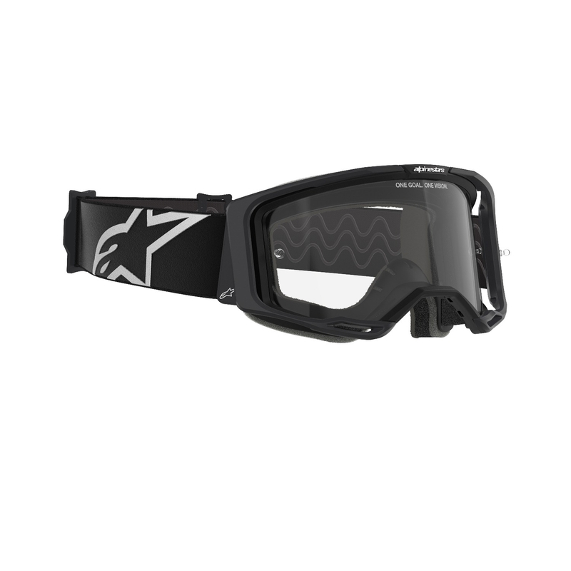Alpinestars Vision 8 Corp γυαλιά motocross μαύρα με διαφανή φακό