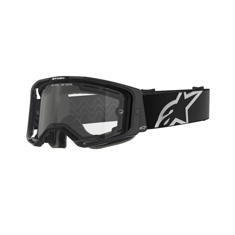 Alpinestars Vision 8 Corp γυαλιά motocross μαύρα με διπλό αντιθαμβωτικό διαφανή φακό