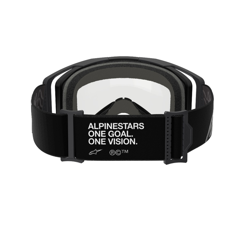 Alpinestars Vision 8 Corp γυαλιά motocross μαύρα με διπλό αντιθαμβωτικό διαφανή φακό