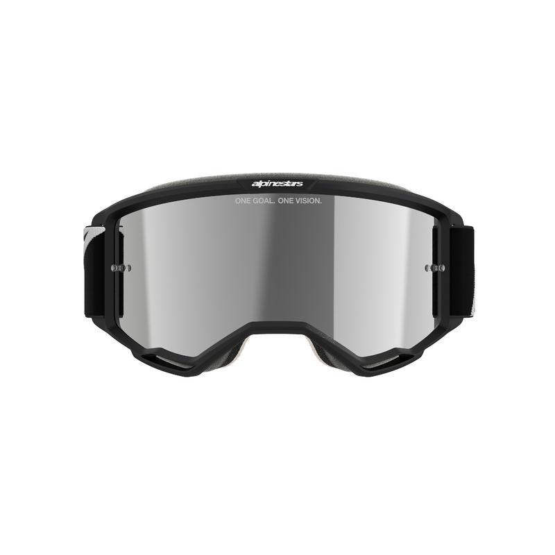 Alpinestars Vision 5 Corp γυαλιά motocross μαύρα με ασημί φακό καθρέφτη