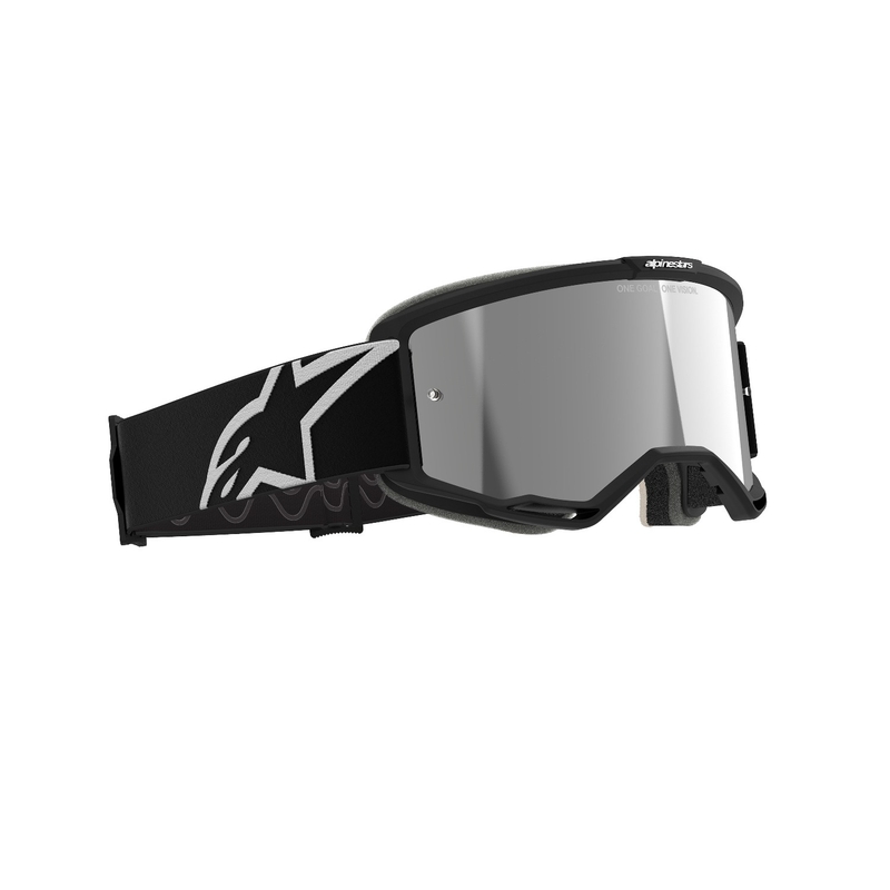 Alpinestars Vision 5 Corp γυαλιά motocross μαύρα με ασημί φακό καθρέφτη