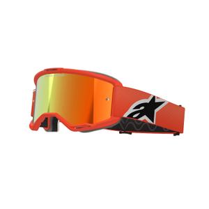 Alpinestars Vision 5 Corp Γυαλιά Motocross πορτοκαλί με κόκκινο φακό με καθρέφτη