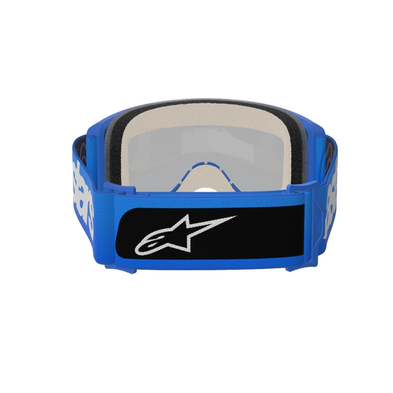 Γυαλιά motocross Alpinestars Vision 5 Blaze μπλε με μπλε φακό με καθρέφτη