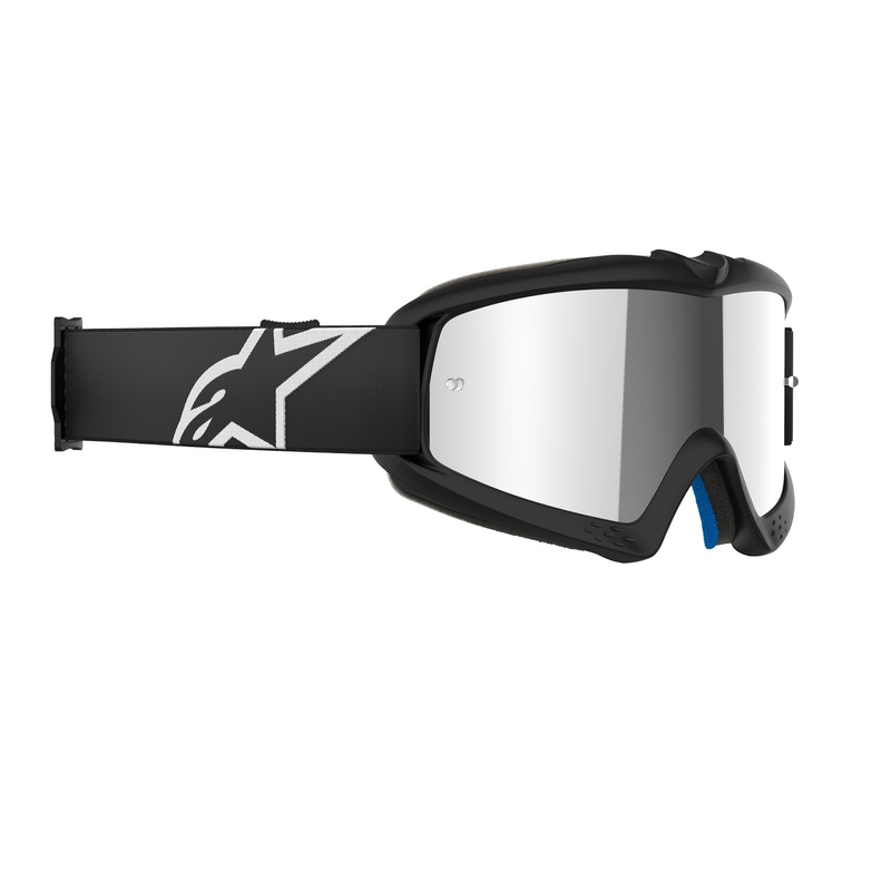 Alpinestars Vision Youth Corp παιδικά γυαλιά motocross μαύρα με ασημί φακό καθρέφτη