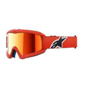 Alpinestars Vision Youth Corp παιδικά γυαλιά motocross πορτοκαλί με κόκκινο φακό με καθρέφτη