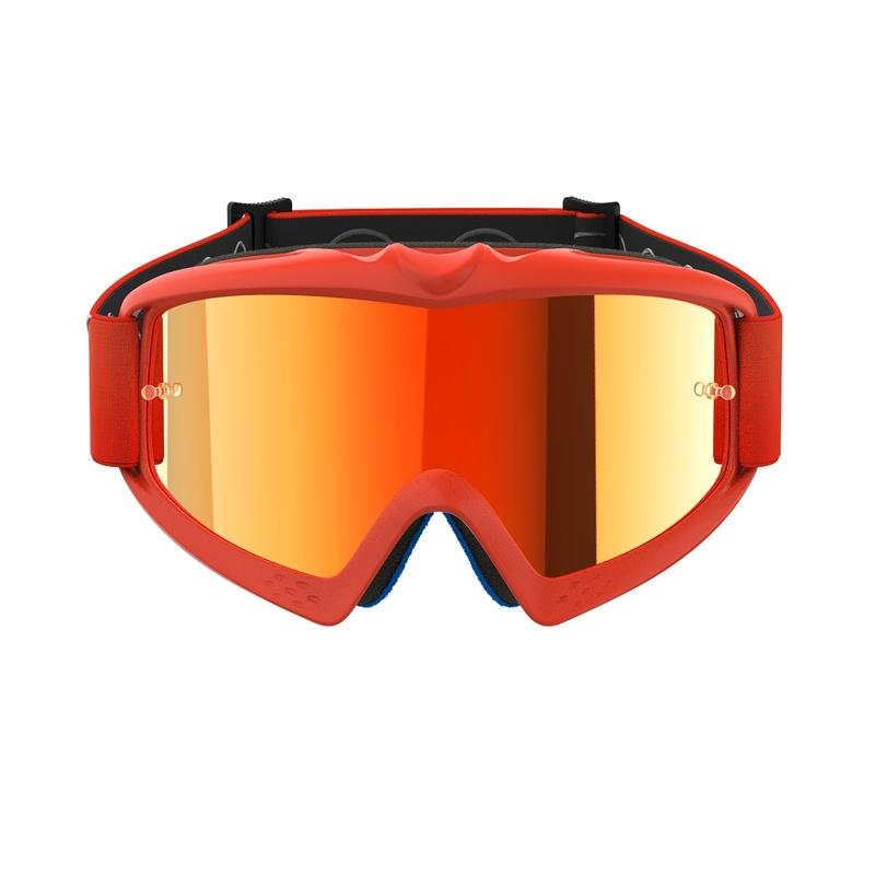 Alpinestars Vision Youth Corp παιδικά γυαλιά motocross πορτοκαλί με κόκκινο φακό με καθρέφτη