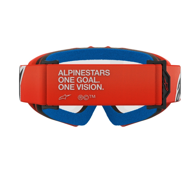 Alpinestars Vision Youth Corp παιδικά γυαλιά motocross πορτοκαλί με διαφανή φακό